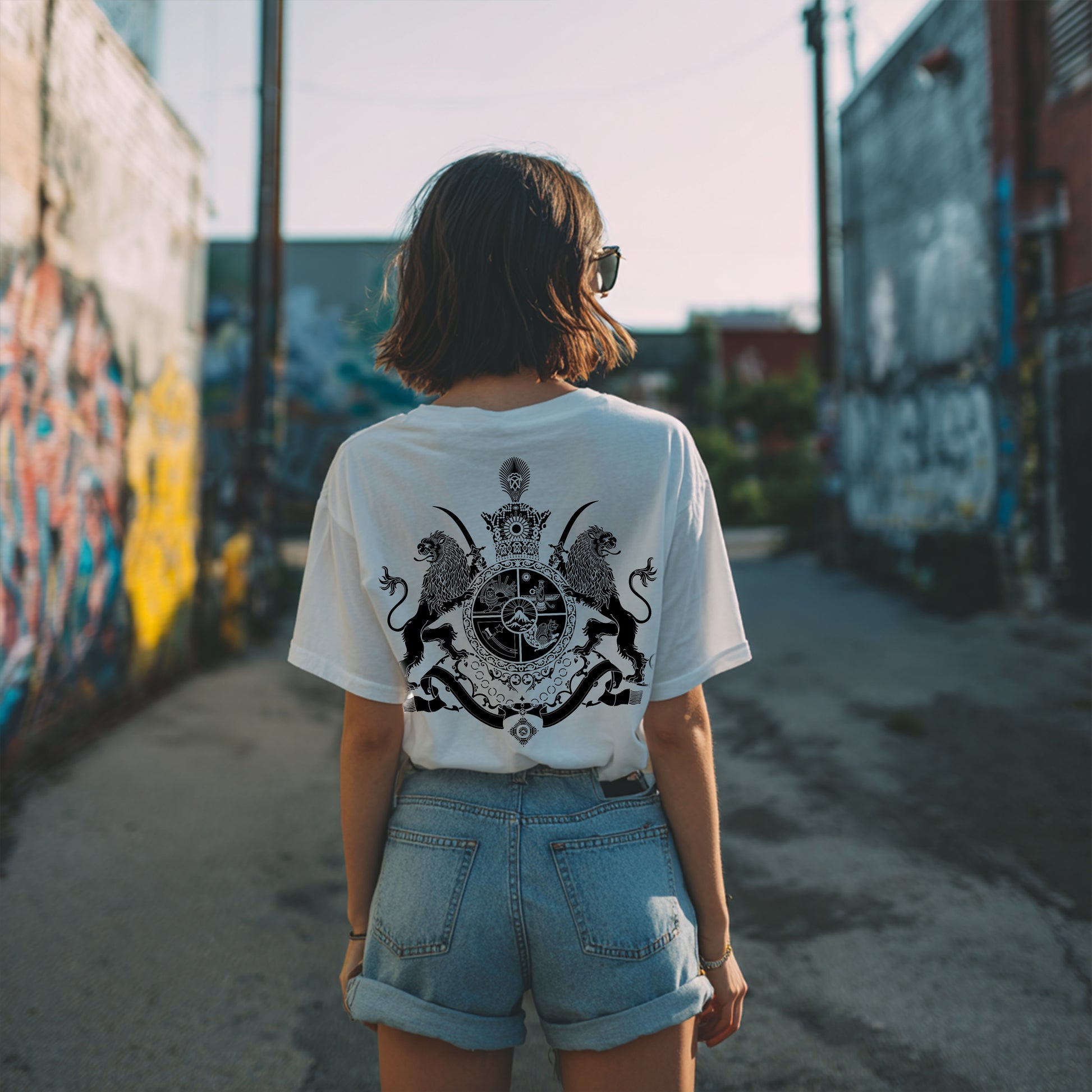 Heritage Collection |  Imperial Coat of Arms of Pahlavi in Black