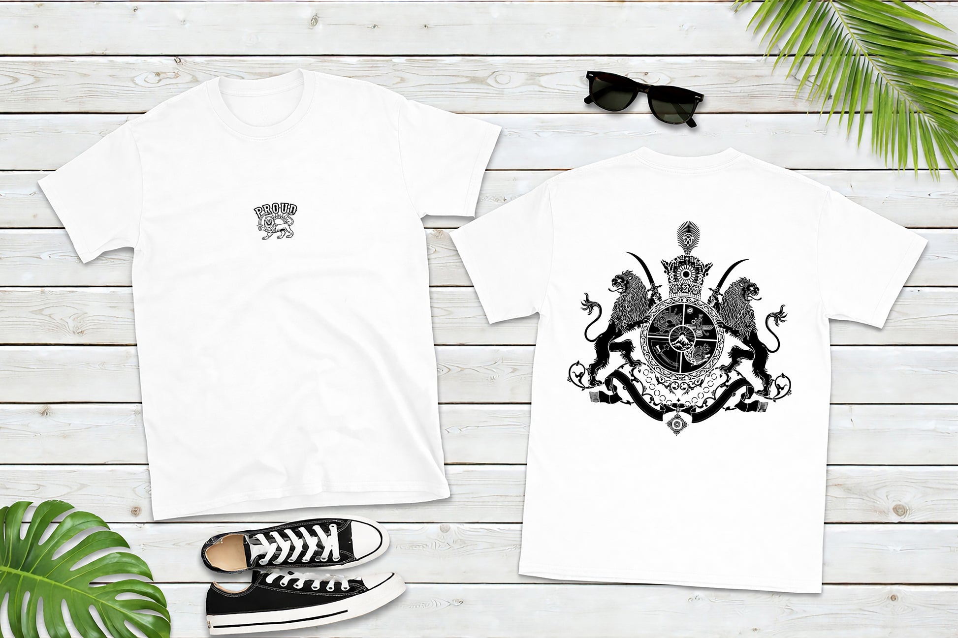 Heritage Collection |  Imperial Coat of Arms of Pahlavi in Black