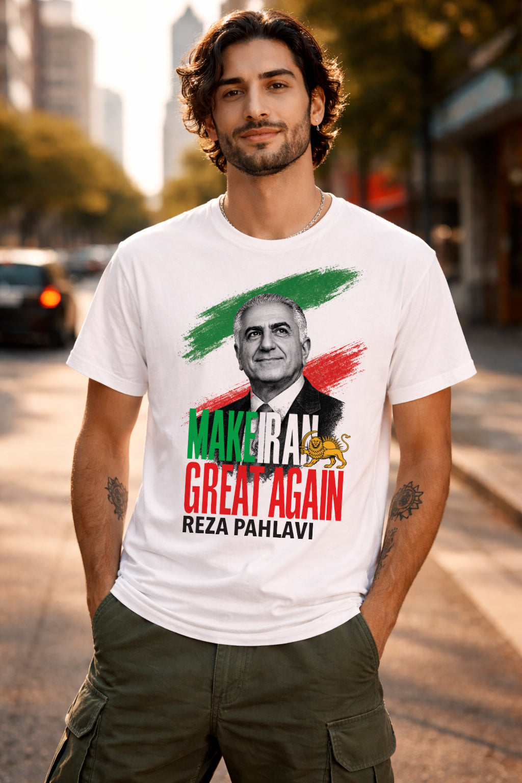 Reza Pahlavi Make Iran Great Again T shirt Teetish