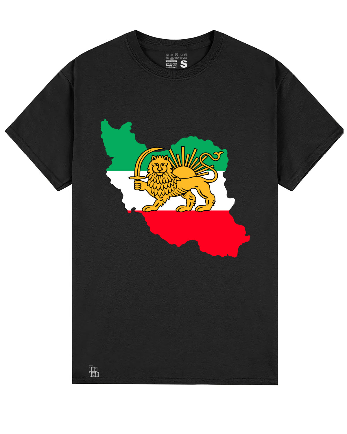 Heritage Collection | Iran Map and Lion Sun