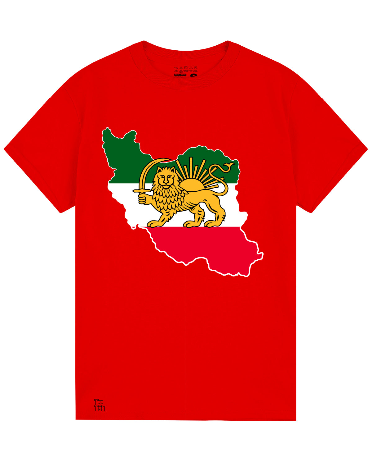 Heritage Collection | Iran Map and Lion Sun