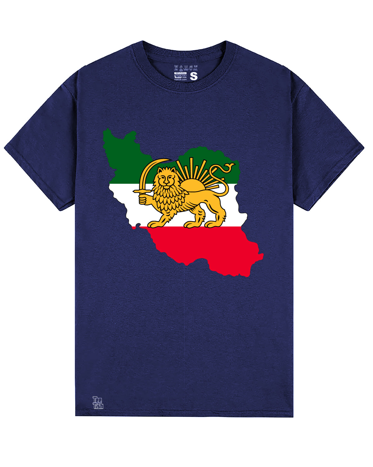 Heritage Collection | Iran Map and Lion Sun