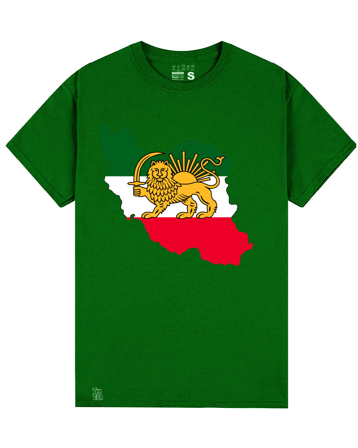 Heritage Collection | Iran Map and Lion Sun