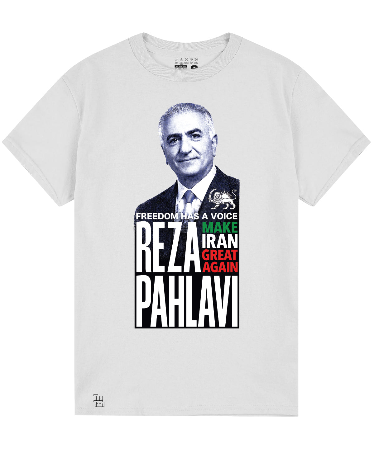 Reza Pahlavi Voice of freedom T-shirt TEETISH