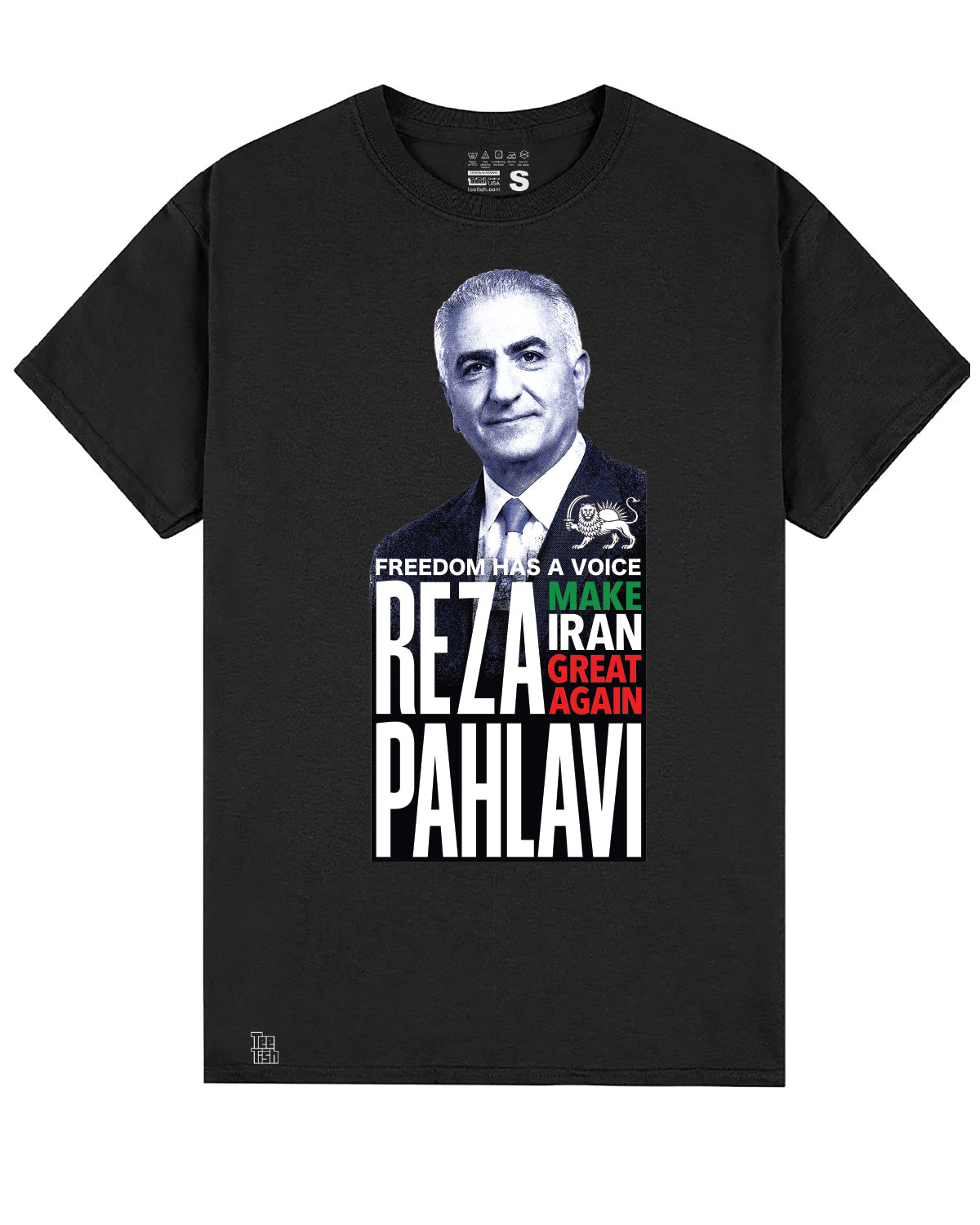Reza Pahlavi Voice of freedom T-shirt TEETISH