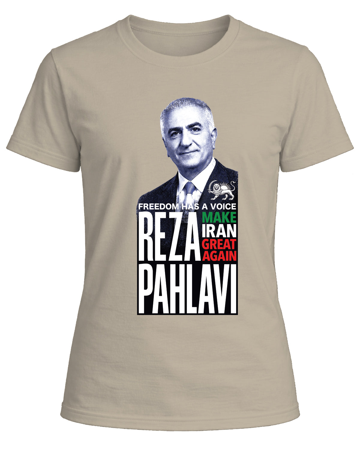 Reza Pahlavi Voice of freedom T-shirt TEETISH