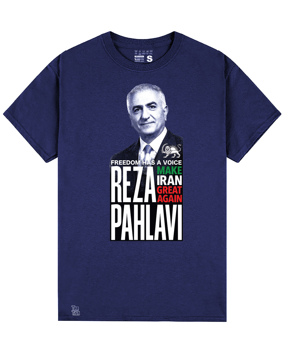 Reza Pahlavi Voice of freedom T-shirt TEETISH