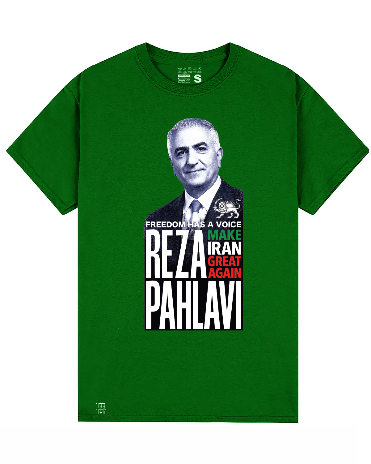 Reza Pahlavi Voice of freedom T-shirt TEETISH