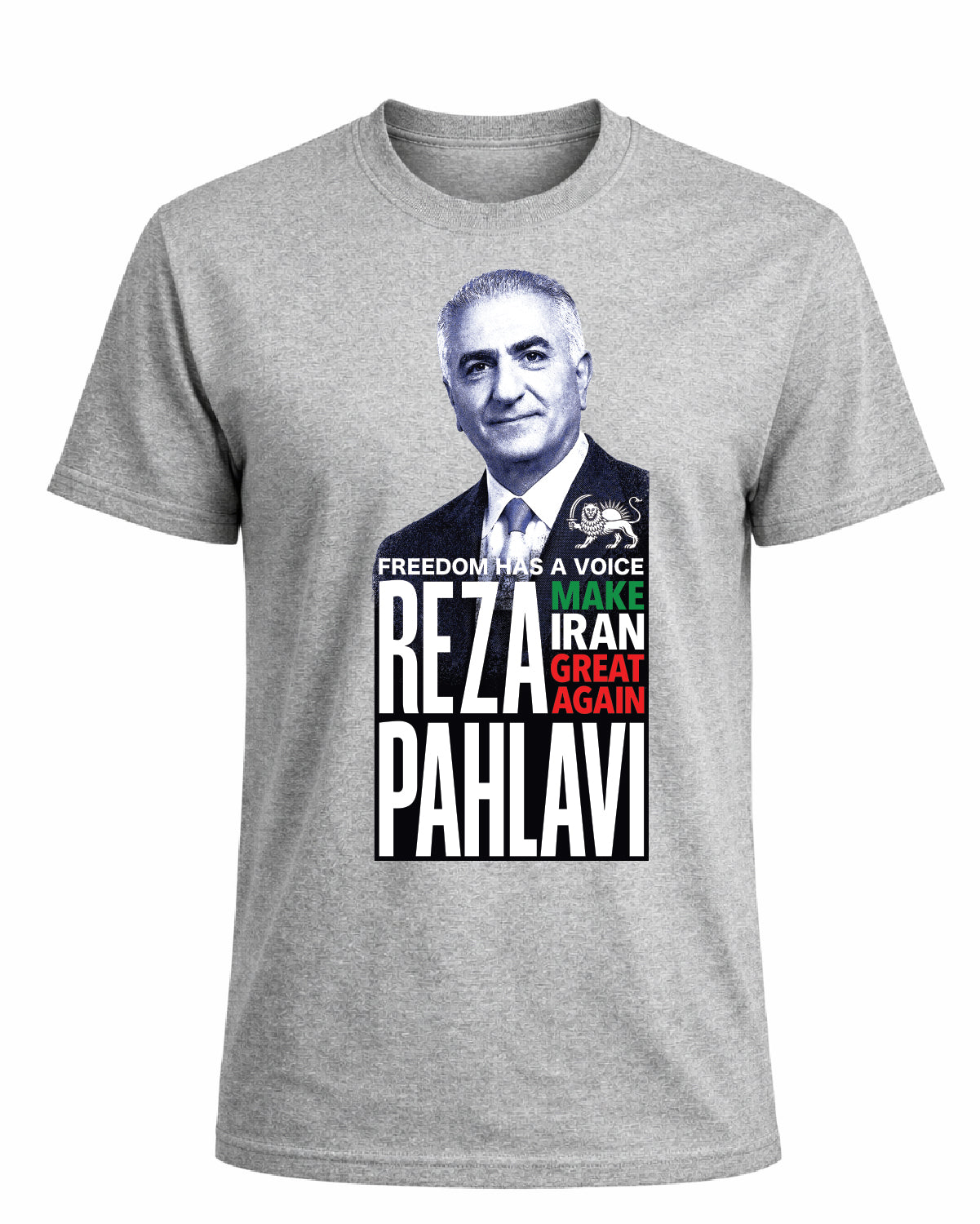 Reza Pahlavi Voice of freedom T-shirt TEETISH