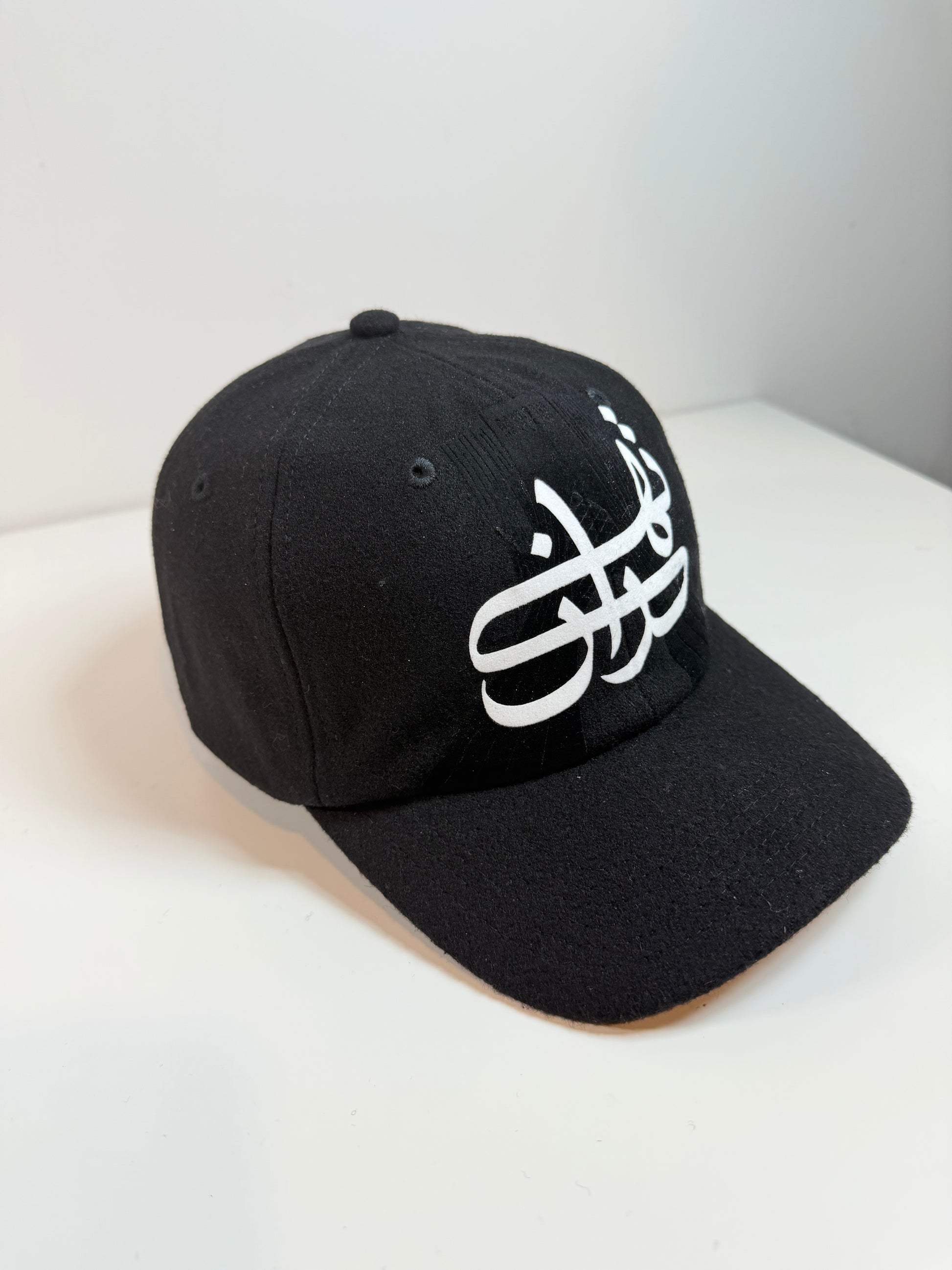 Embossed Tehran typography Azadi Tower velvet on wool Unisex Baseball Caps