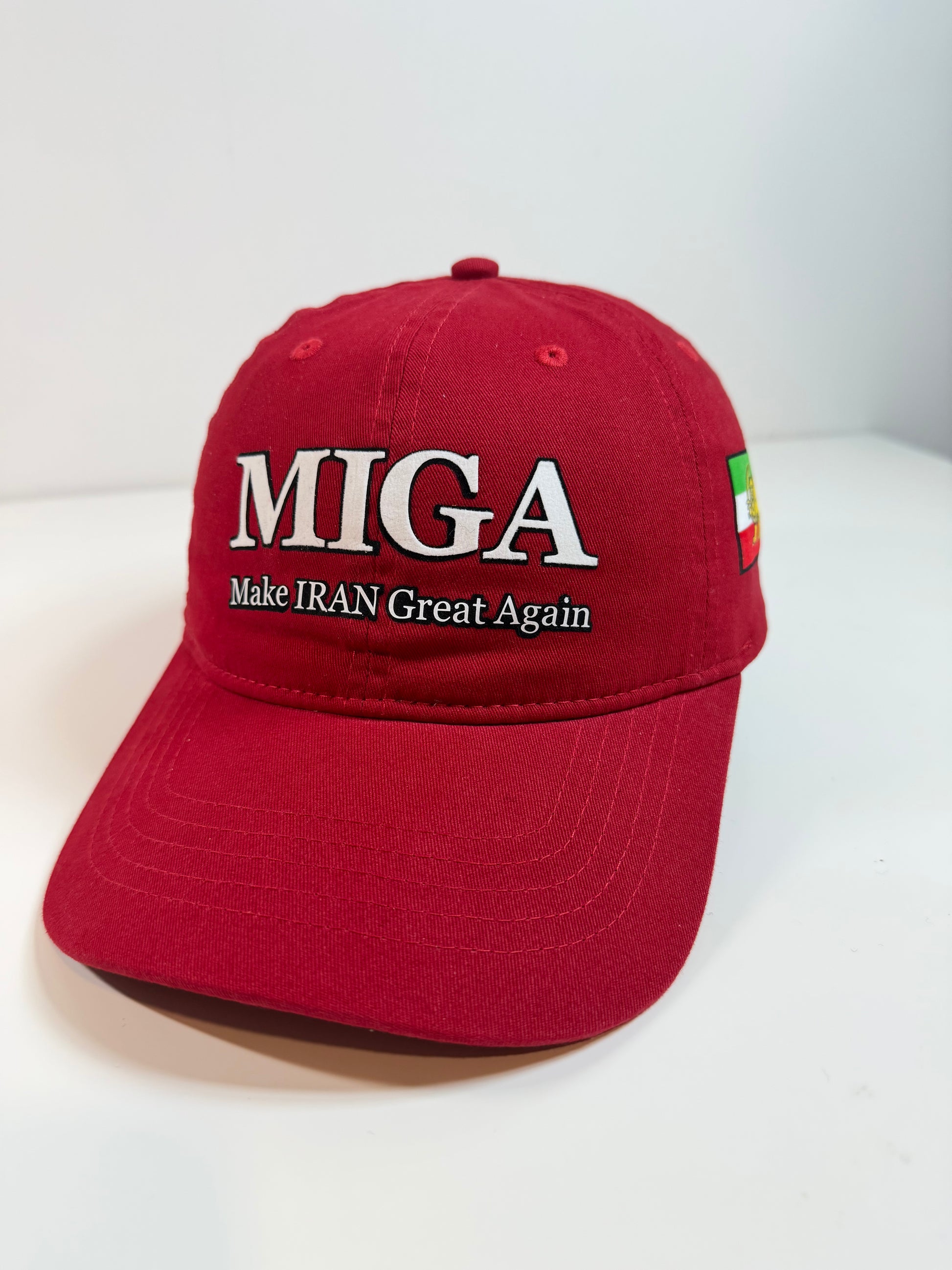 MIGA MAKE IRAN GREAT AGAIN RED HAT CAP