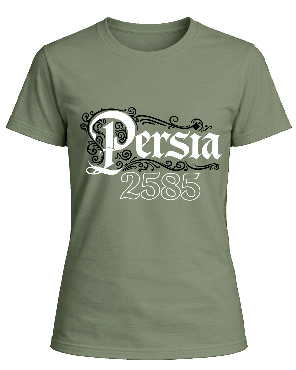 Persia 2585 Nowruz T-Shirt – Persian Imperial Calendar – Persian Culture Graphic Tee – Minimalist Persian Heritage Shirt