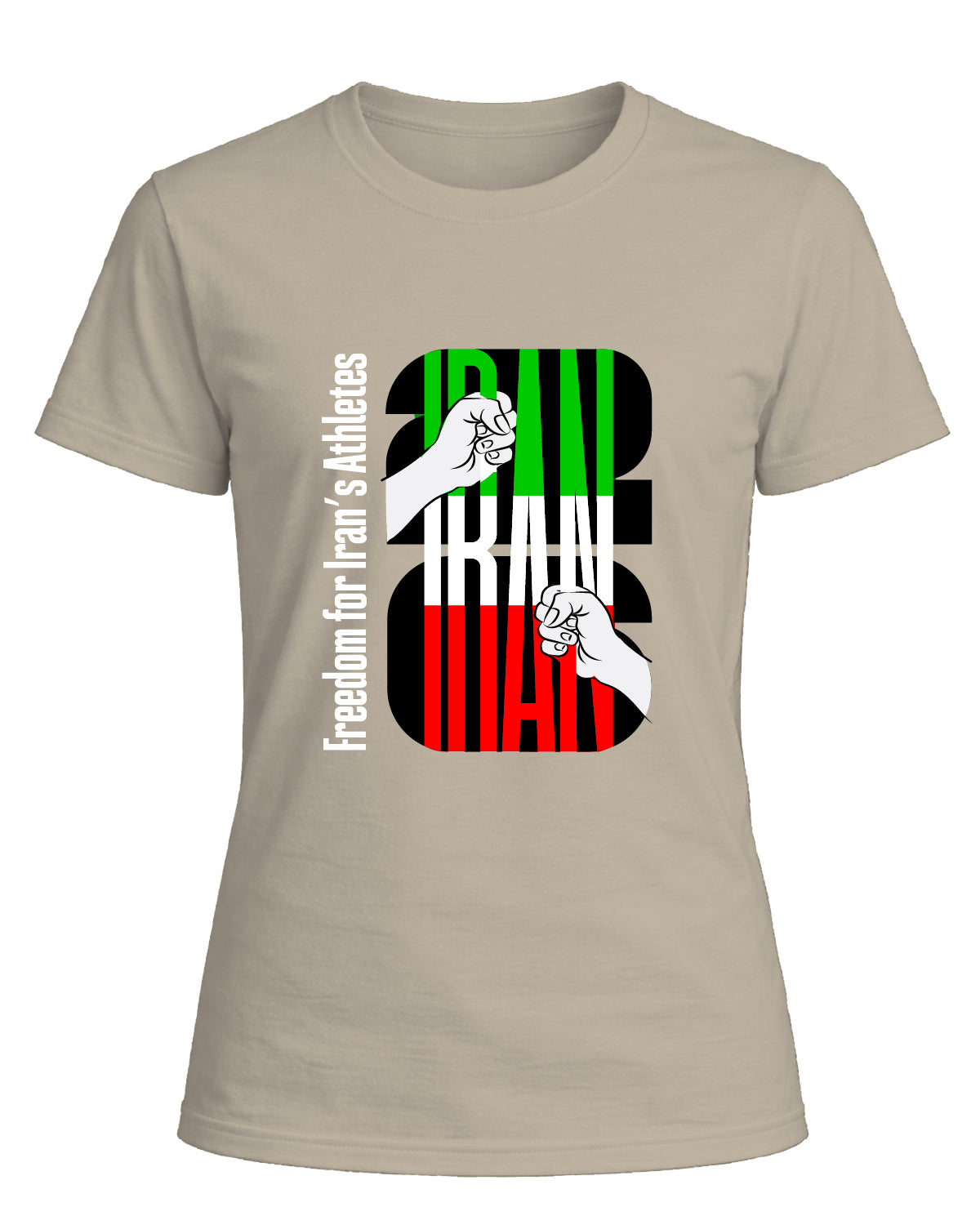 Freedom for Iran’s Athletes T-Shirt – Iran 2026 Graphic Tee – Protest-Inspired Cultural Design