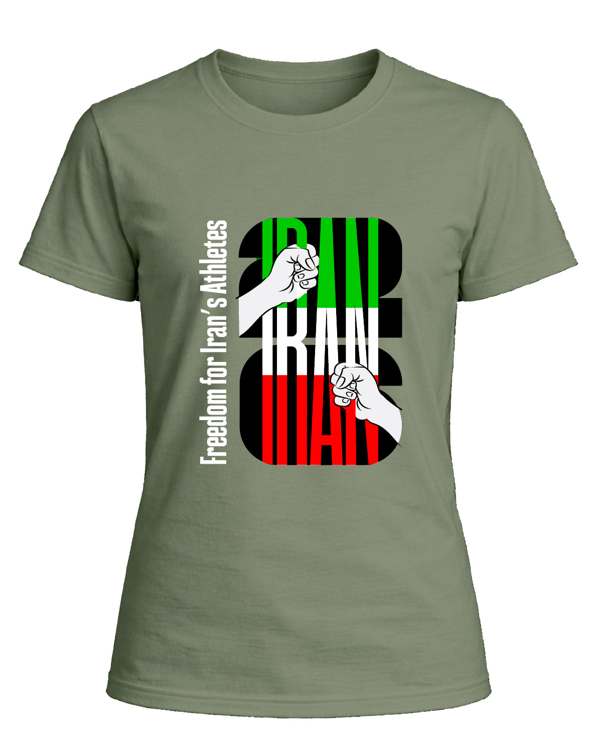 Freedom for Iran’s Athletes T-Shirt – Iran 2026 Graphic Tee – Protest-Inspired Cultural Design