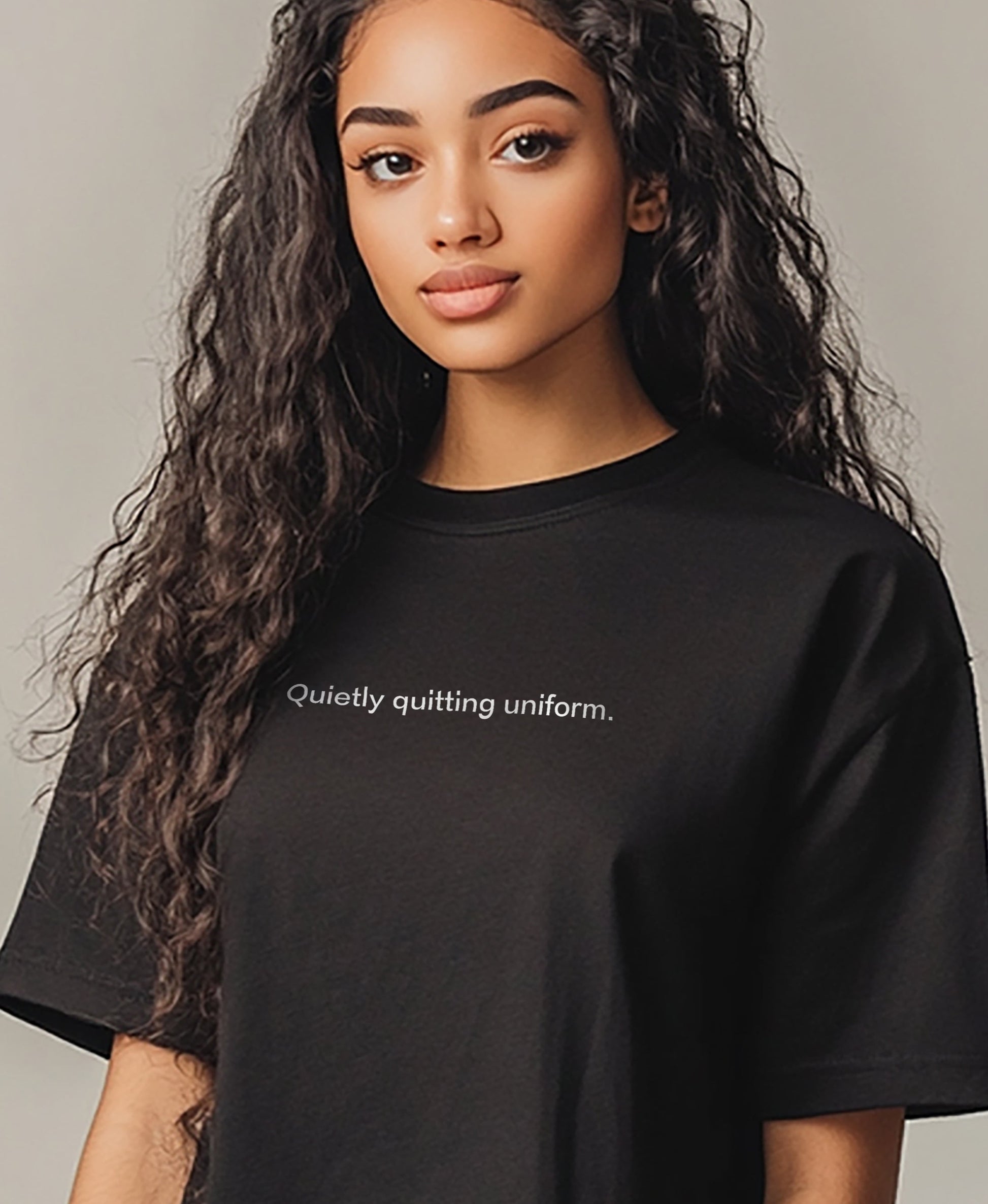 Quietly quitting uniform. T-Shirt