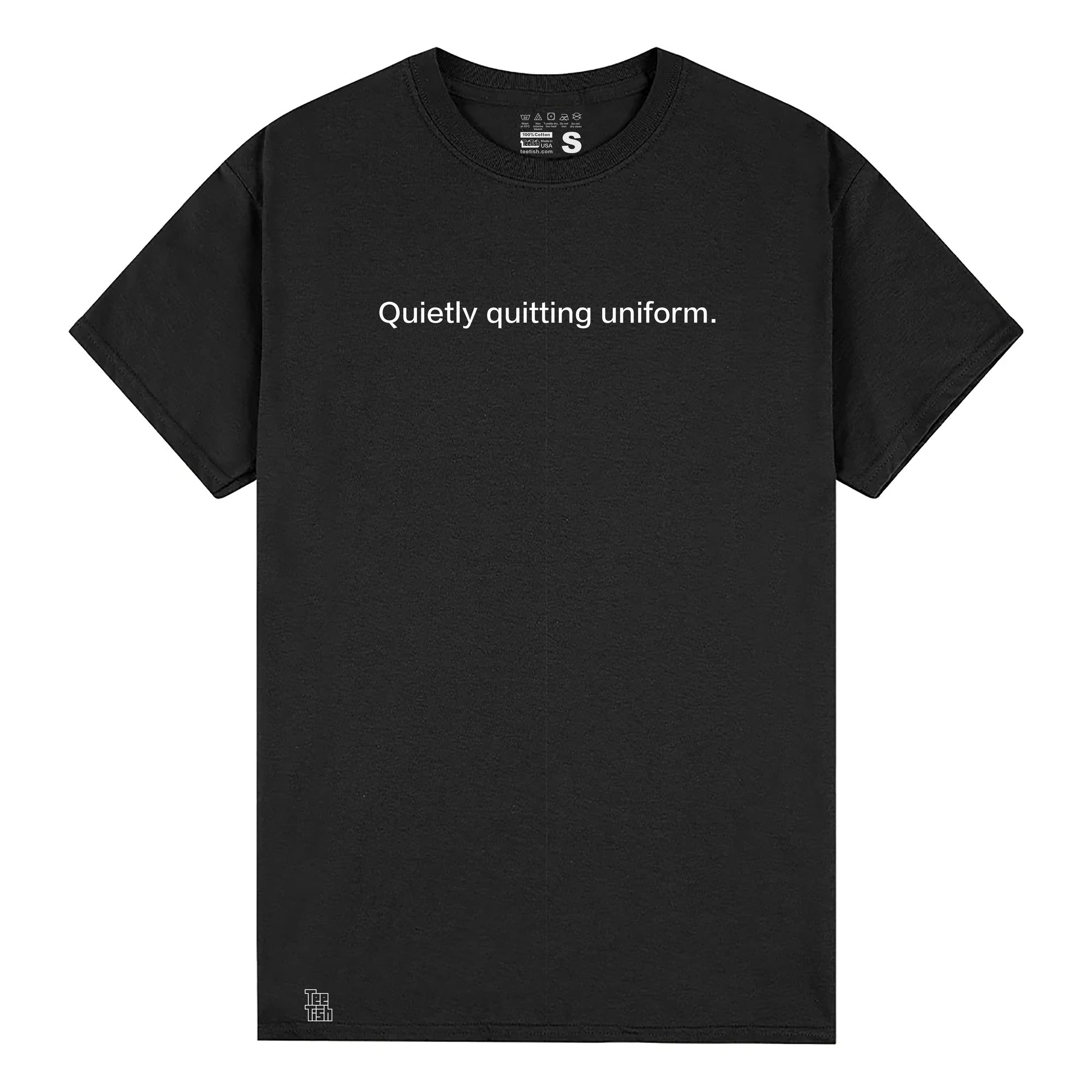 Quietly quitting uniform. T-Shirt