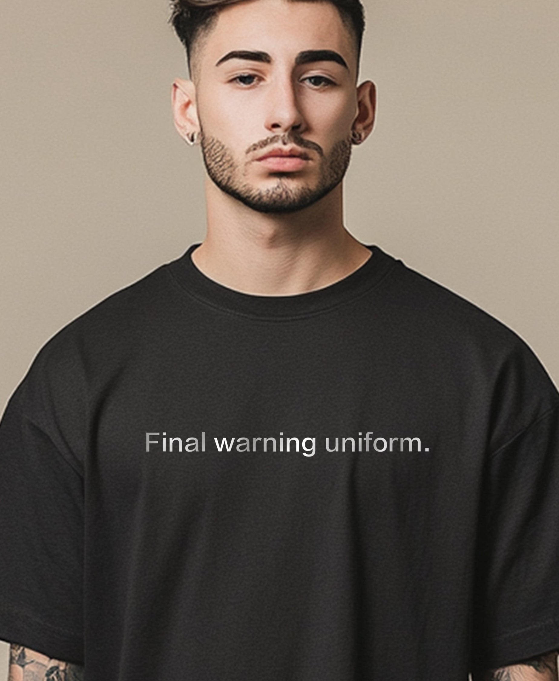 Final warning uniform. T-Shirt